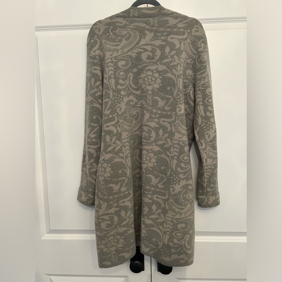 Sundance Gray Floral Embroidered Coat - Picture 5 of 5